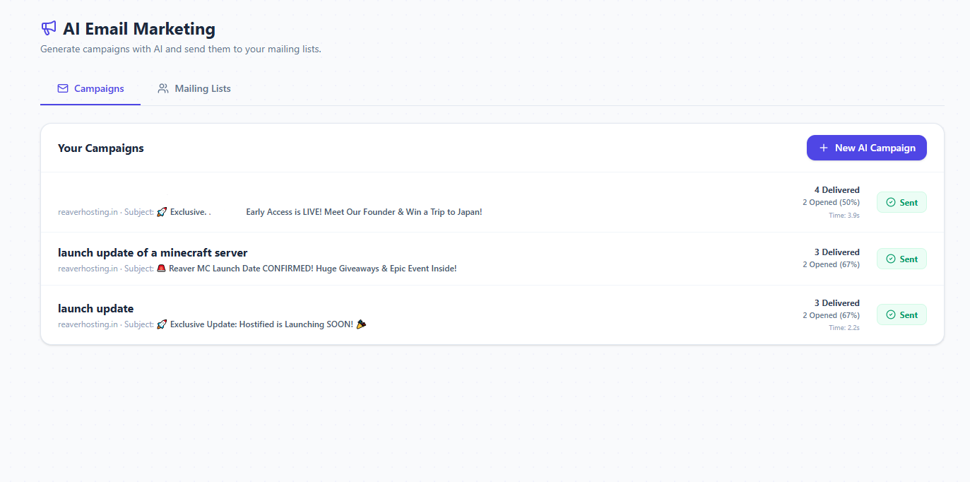 Free Email & AI Marketing